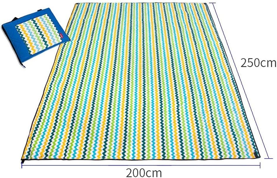 Outdoor Picnic Blanket 200 * 250cm Beach Blanket Soft Picnic Blanket Oversized Picnic Mat Suitable for Outdoor Picnics,Beaches and Camping Great for picnics, Beaches, RVs and outings (Color : F)