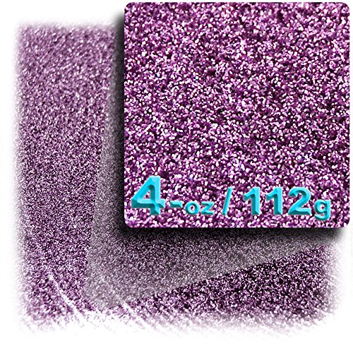 The Crafts Outlet Glitter Powder, 4-Oz/112-G, Fine 0.008In, Light Purple #TOP1