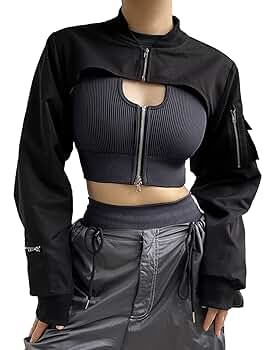【RosenKreuz】studded damage cropped zipup S3H Cross Rhinestone Cropped Hoodie - Grey Cropped Cut – S3H