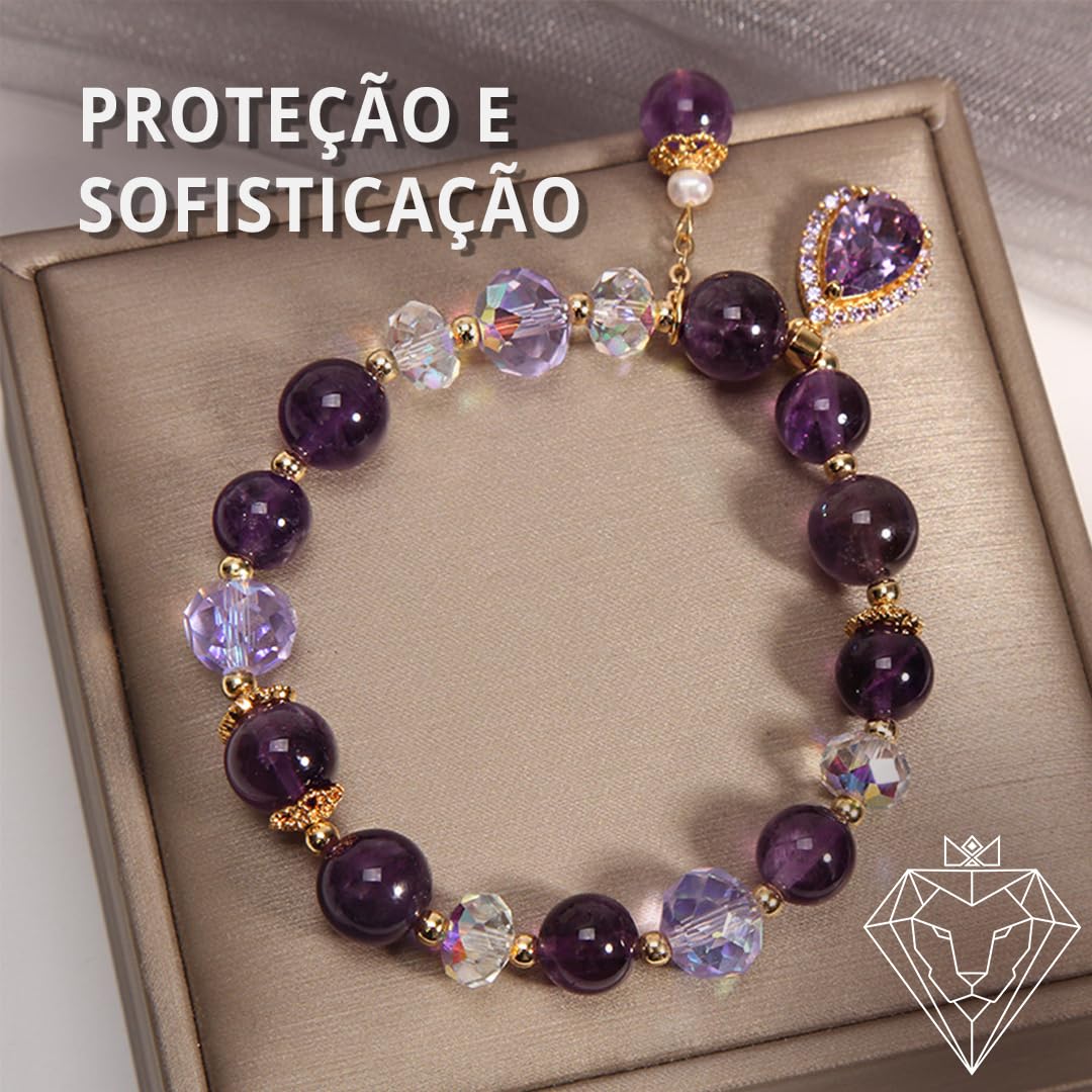 Pulseira Feminina ¨Purple Nebula¨ em Ametista e Zircônias Cúbicas – Ajustável 18cm – Proteção, Energia Positiva e Elegância – Acompanha Bolsa de Veludo em promoção! Veja a oferta e mais achadinhos de Bijuterias 8 Hoje é o melhor dia para comprar Pulseira Feminina ¨Purple Nebula¨ em Ametista e Zircônias Cúbicas – Ajustável 18cm – Proteção, Energia Positiva e Elegância – Acompanha Bolsa de Veludo com aquele preço maroto! Promoção! Aproveite a oferta! 8
