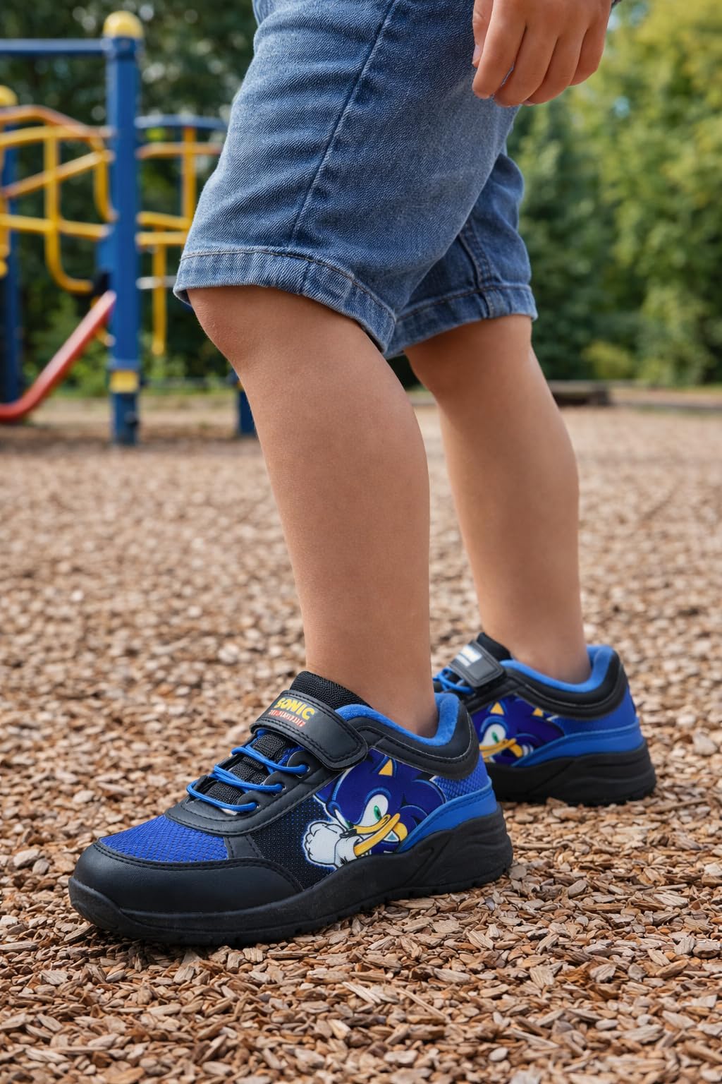 Sonic The Hedgehog Ragazzi Scarpe da Ginnastica, Blu. Misurare 26-34 EU