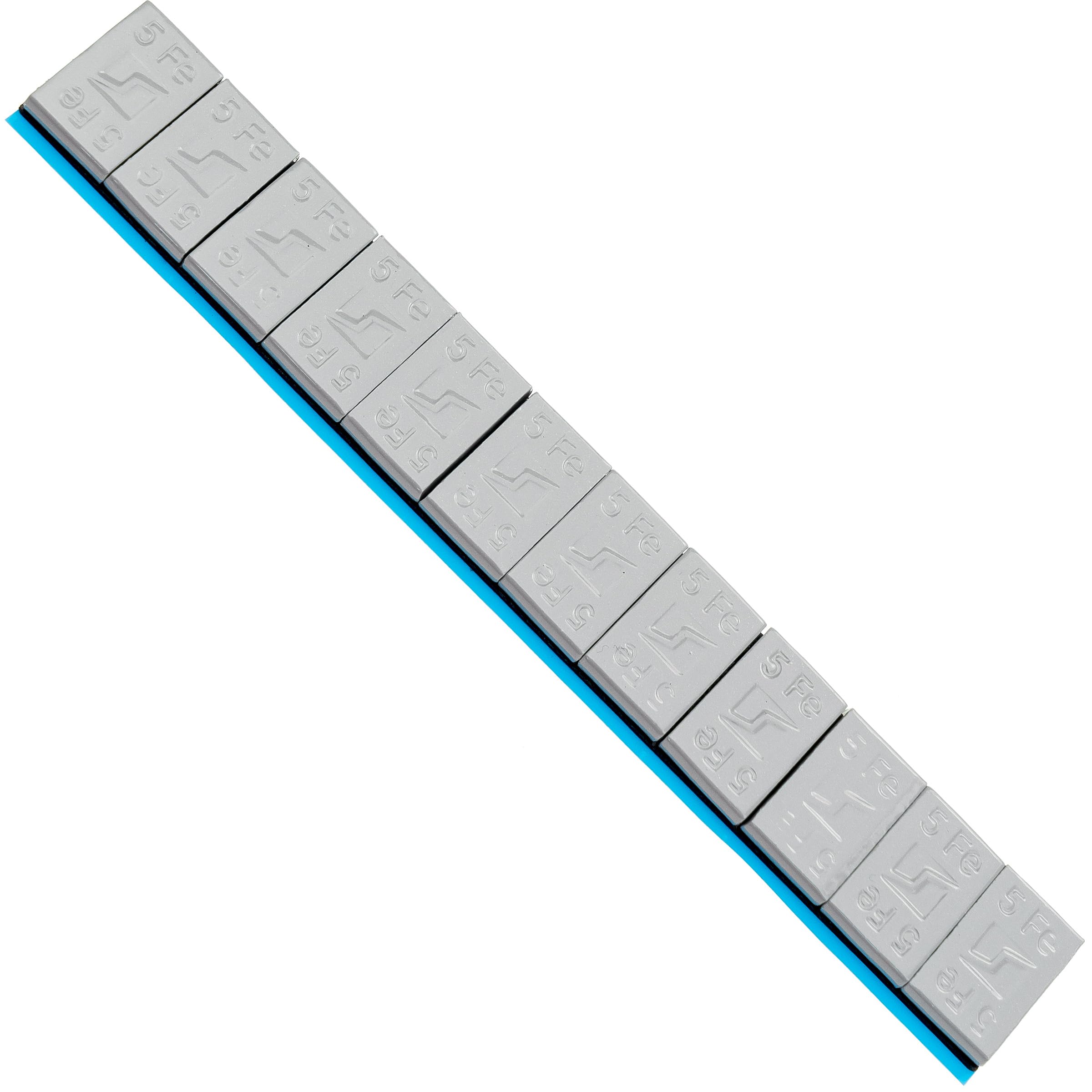 24 kg de peso adhesivo para llantas de aluminio, 60 g (12 x 5 g revestimiento de plástico), 400 unidades