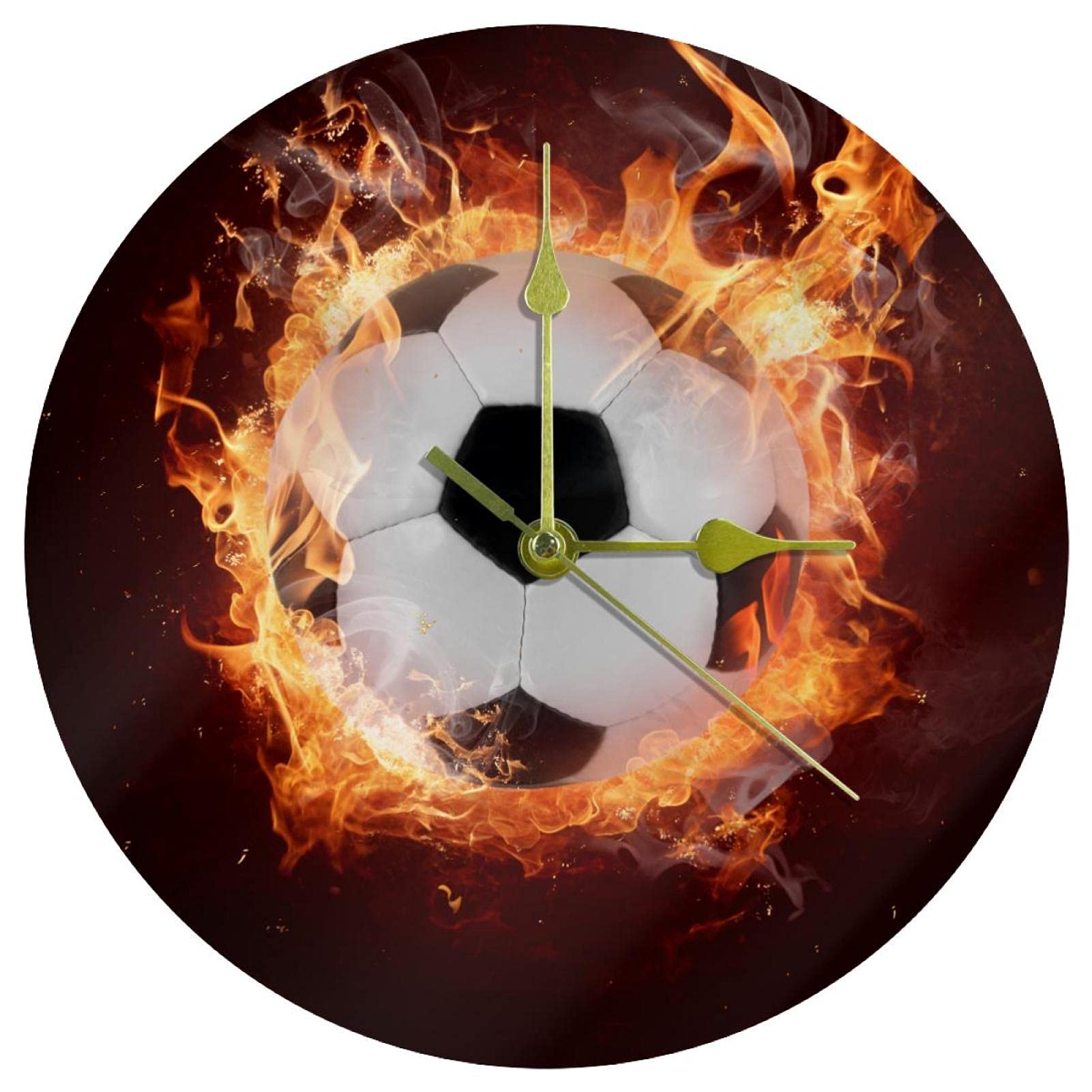 Horloge murale flamme acrylique 24 cm idée cadeau maison neuve