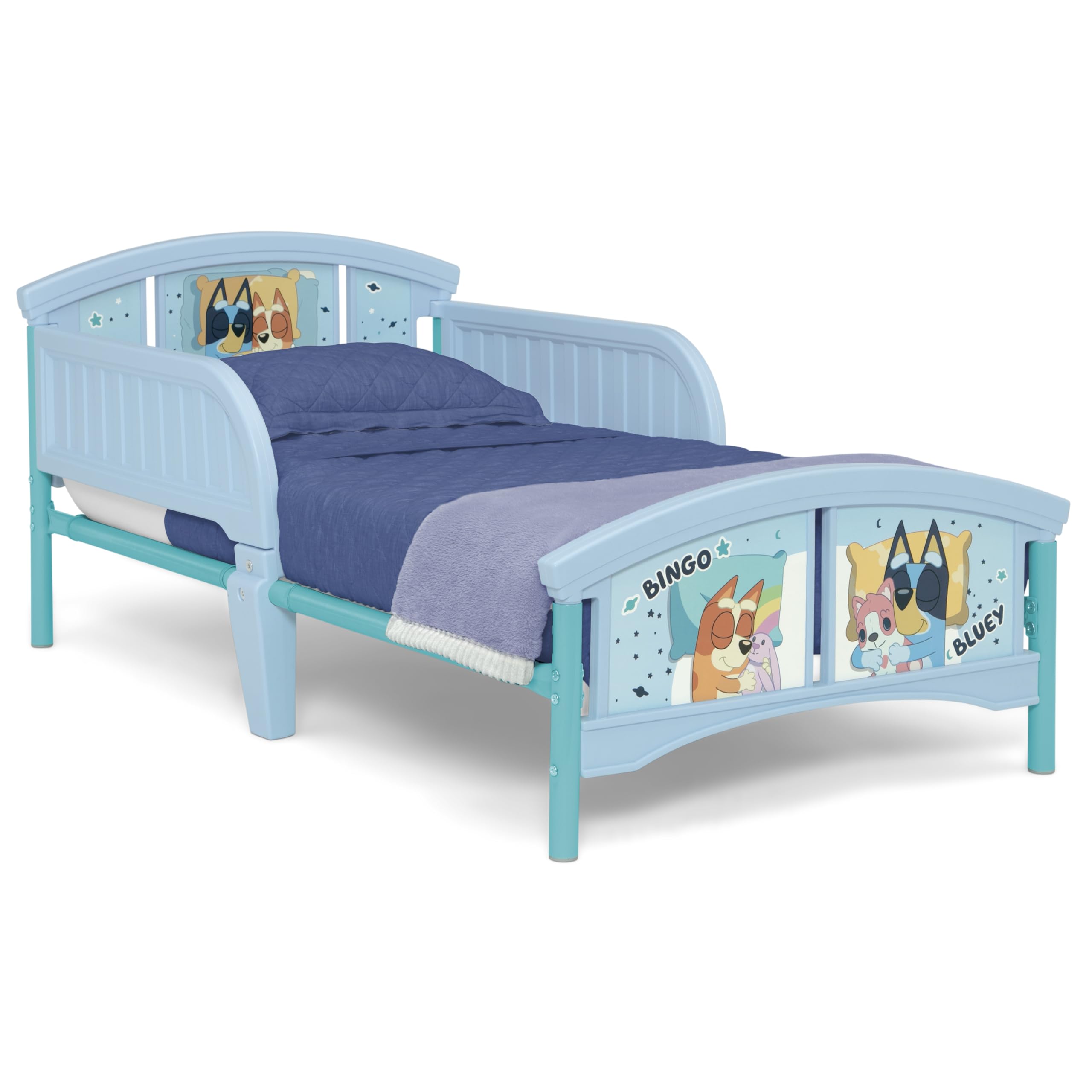 Delta Children Plastic Toddler Bed, Bluey