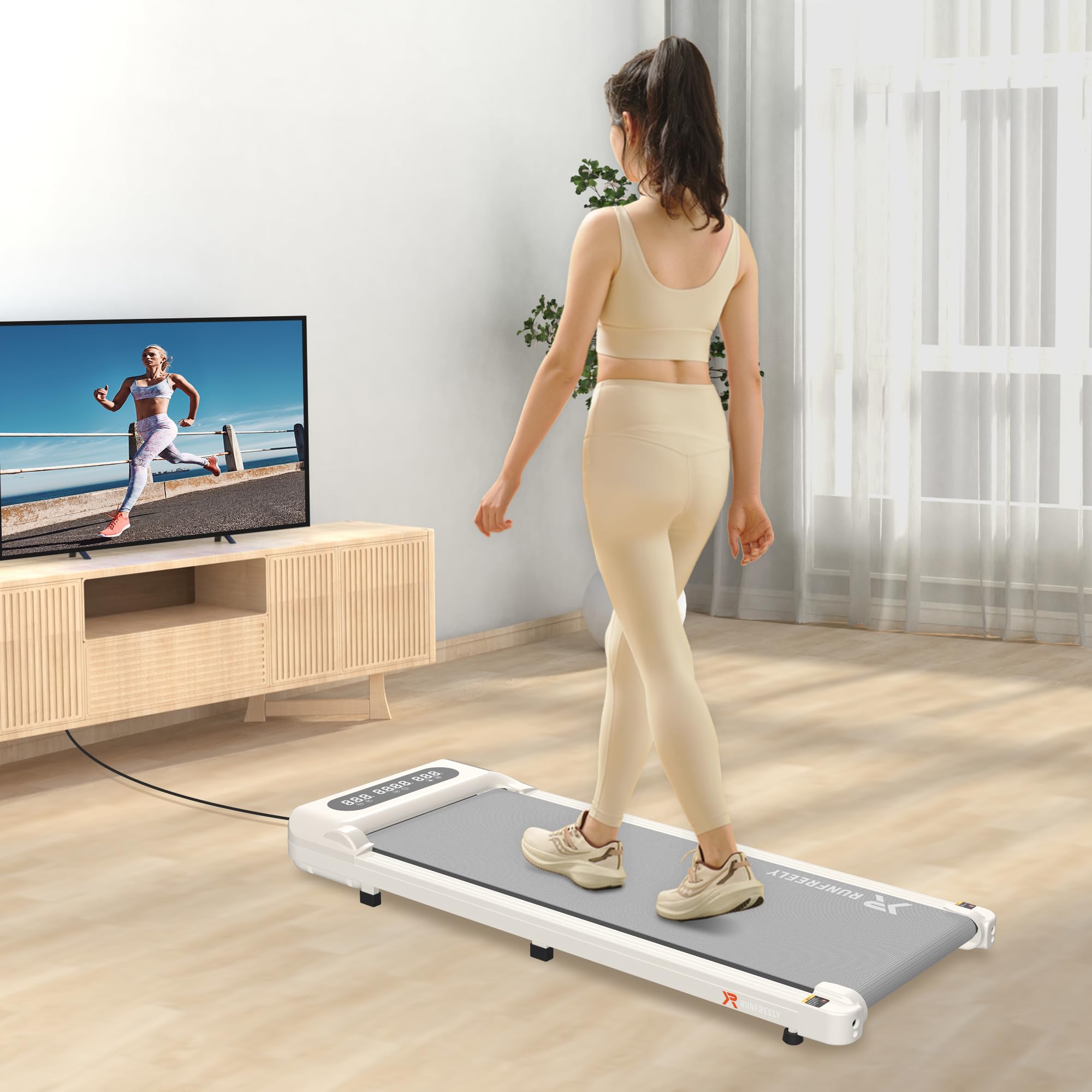 Amazon | RUNFREELY ルームランナー 家庭用 ランニングマシン  