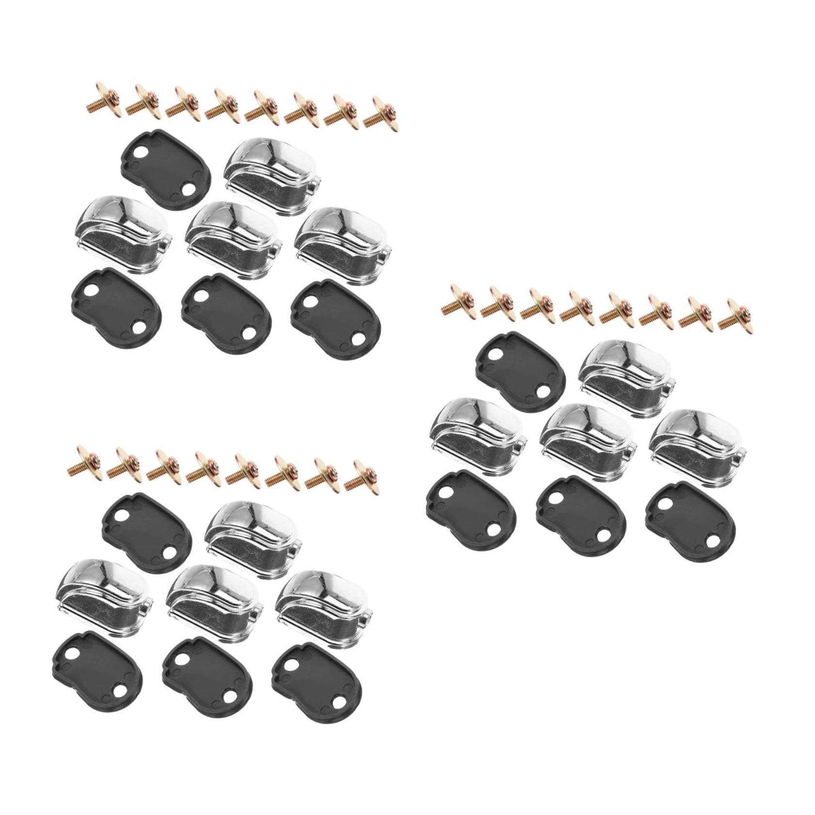 BESTonZON 12pezzi Drum Lug Metallo Per Strumenti Musicali Accessori Sostituzione Per Batteria Compatibile Con Vari Tipi Di Rullante e Grancassa Alta Durabilità e Design Semplice
