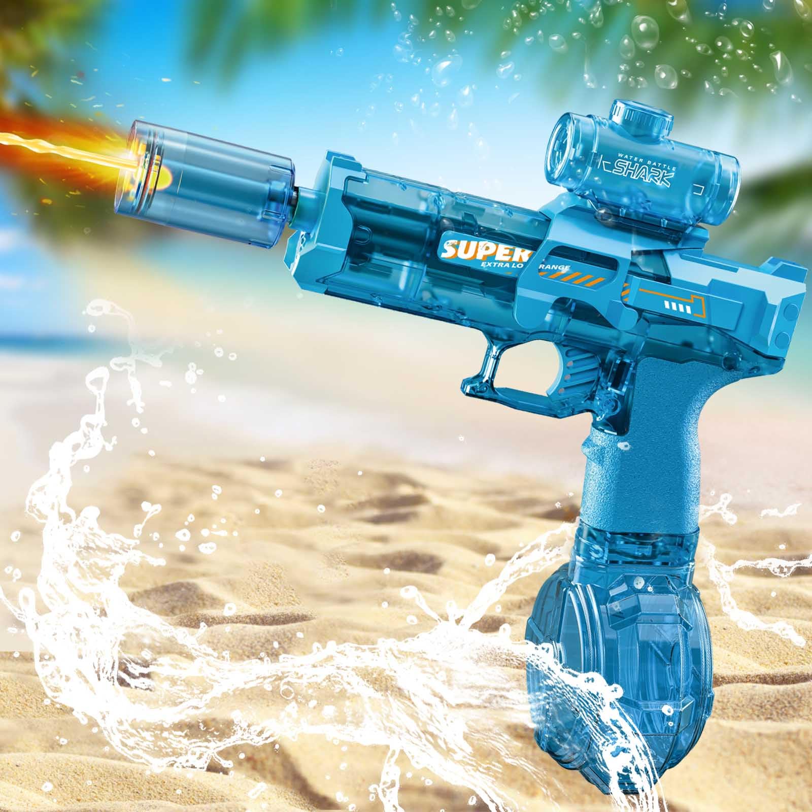New Electric Water Guns for Adults Kids Automatic Water Gun With LED Lights, Ultra-Long Range, Ultra-Long Standby