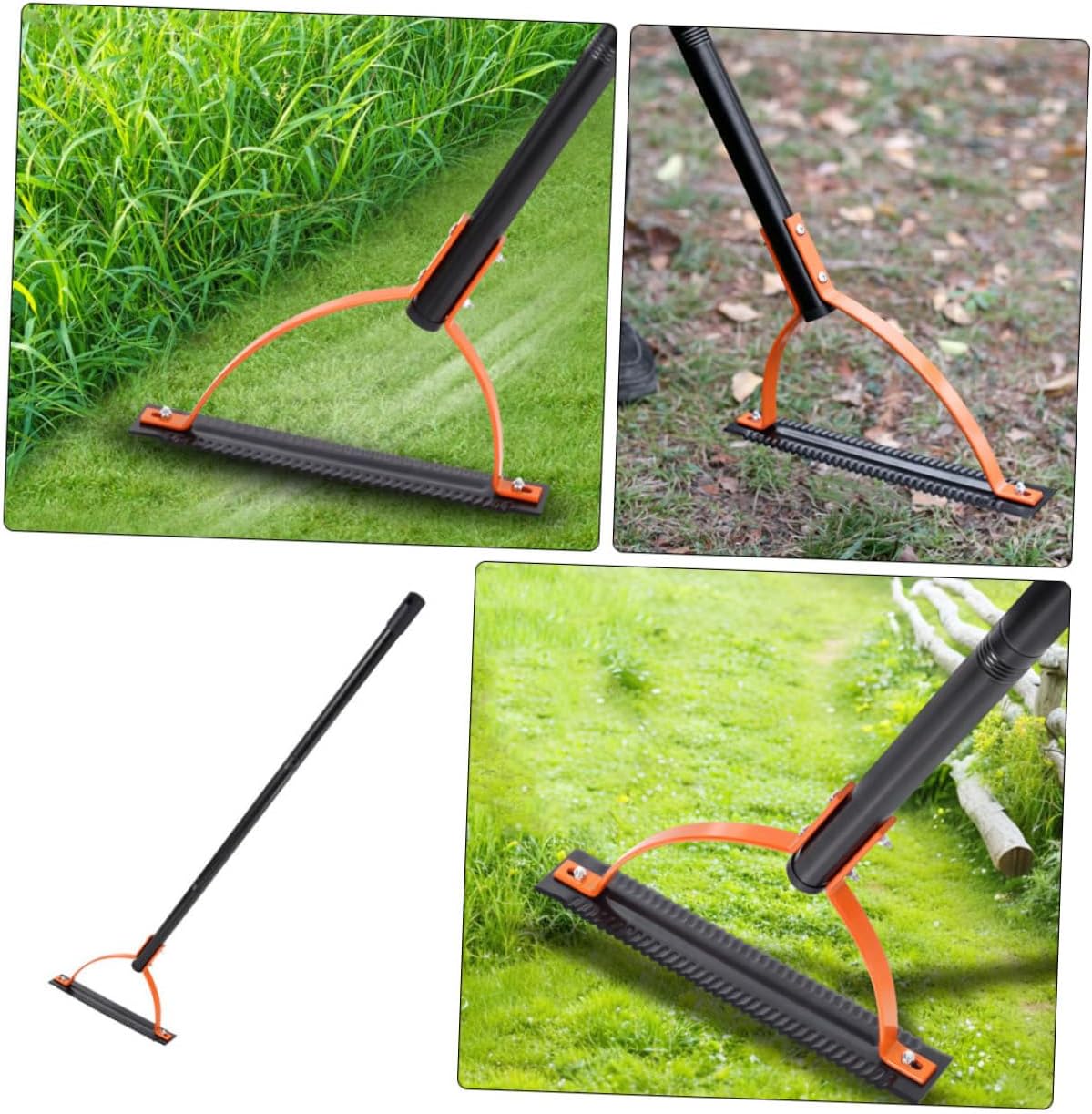 1.2m Grass Cutter Handle Double-Edged Blades for Efficient Trimming for Gardens and Fields Manual Tool for Weeding and Clearing