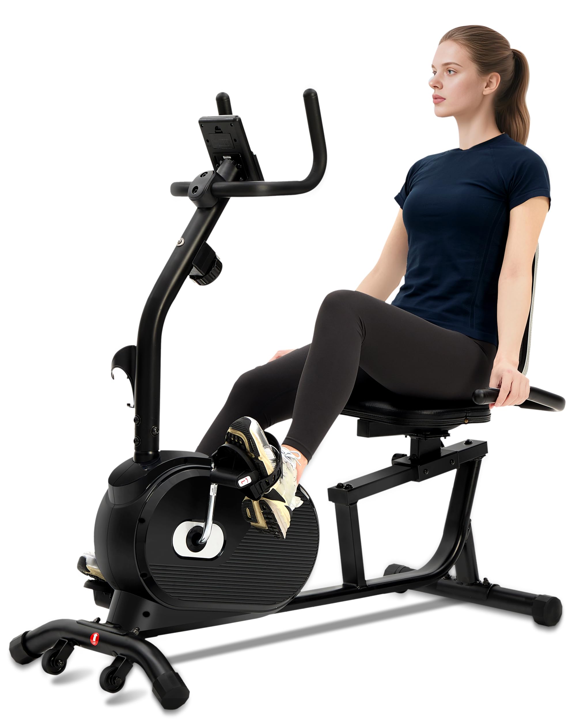 Fitness Equipment Stationary Bike Or Rowing Machine 2-in-1 Folding