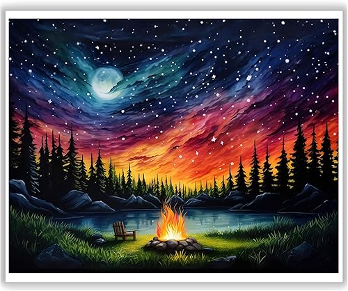 Miniatura 22 de HITO Paquete de 6 pinturas por números para adultos, kit de pintura por números para adultos, flores, fácil de pintar por números, perfecto para