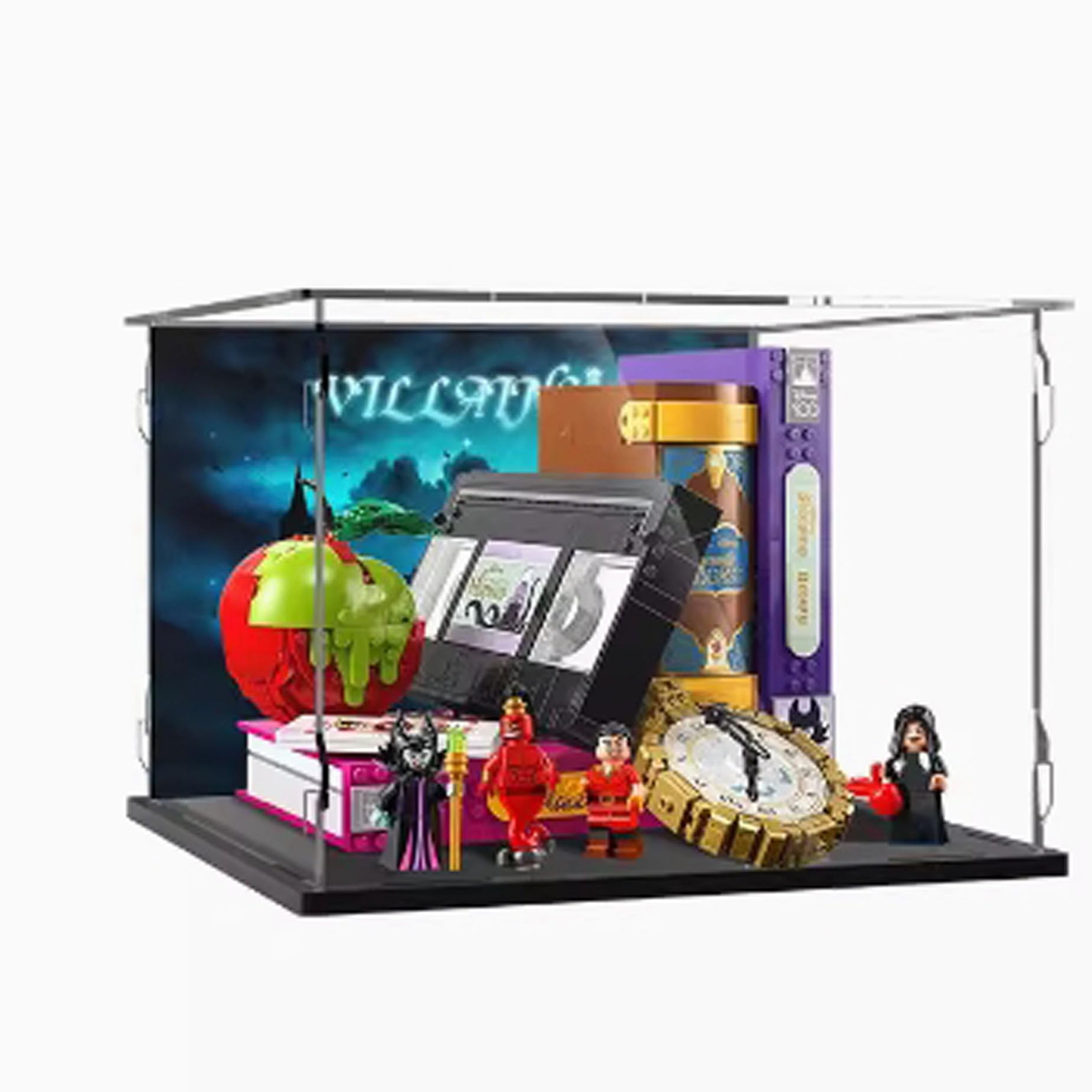 Acrylic Display Clear Collector's Box, Compatible with Lego 43227 Storybooks Building Block Model Dust Storage Box Display Box (Box Only)