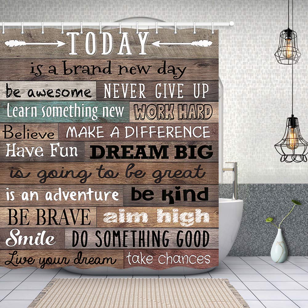 Inspirational Shower Curtains Curtains & Drapes 2023