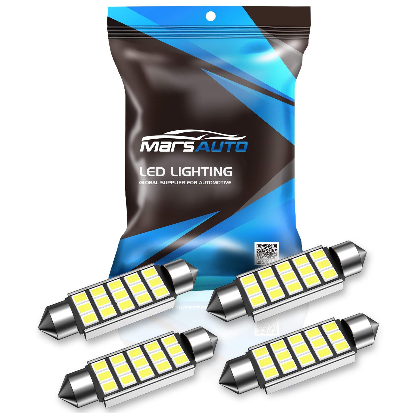 Marsauto 578 Led Light Bulb 211-2 212-2 41mm 42mm LED Replacement for Interior Dome Map Door Courtesy Festoon