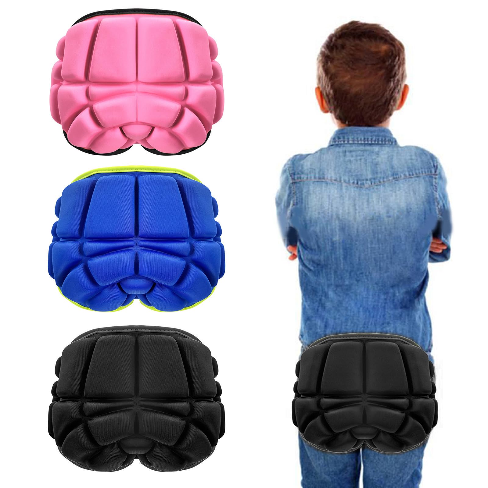 MEIBAOGE Kids HIPS Shorts for Snowboard Ski Skating Cycling,Children Hip Protective 3D for Butt and Tailbone