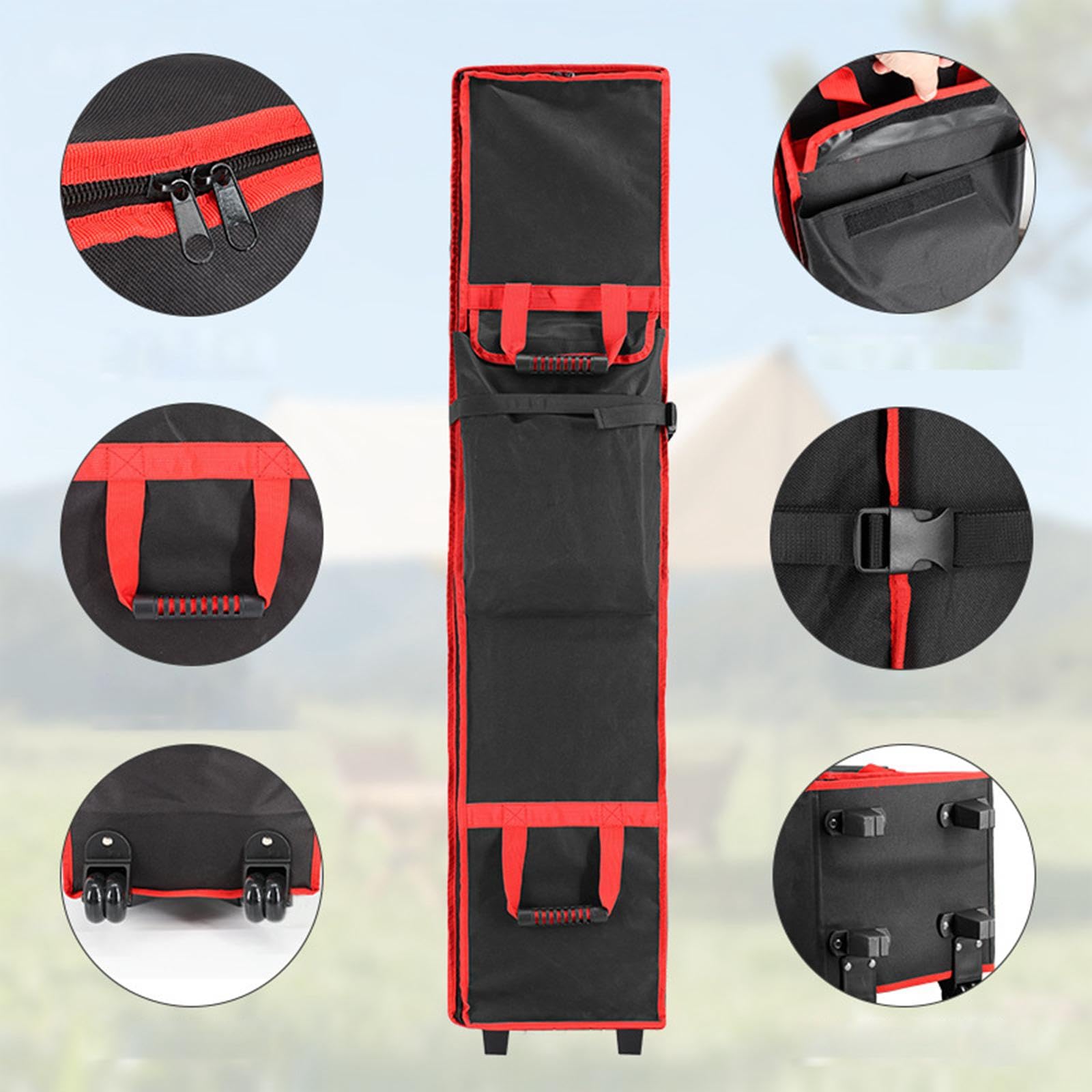 Milageto de Transport à roulettes pour Tente-abri imperméable Polyvalent Facile à Transporter