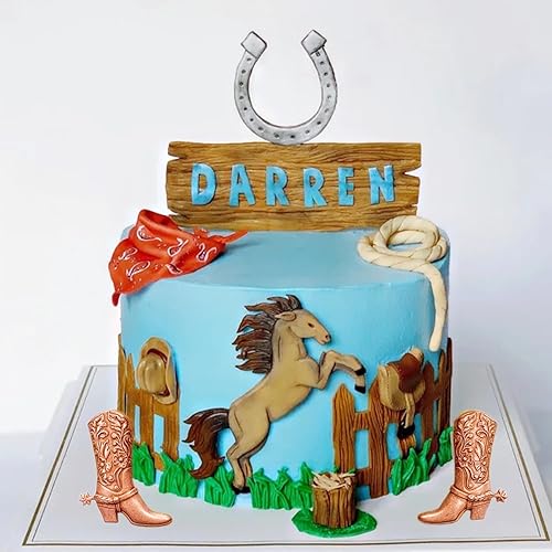 Miniatura 5 de MINFEIDMS Moldes de silicona para botas 3D, molde de fondant para botas de vaquero para decoración de pasteles, decoración de cupcakes, caramelo de