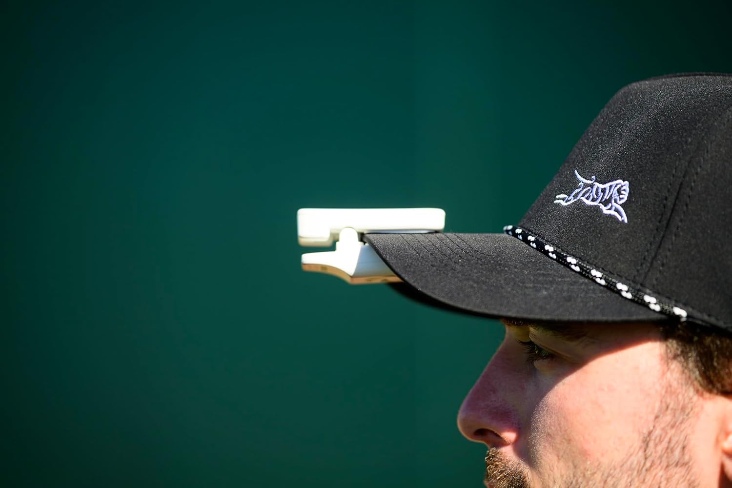 Lil Breezy Clip-On Fan – Mini Personal Portable Fan with 8 MPH Airflow, 6H Runtime | Face Cooling for Golf, Outdoor Sports, Travel | Silent & Rechargeable | Hat & Shirt Clip Design - Black