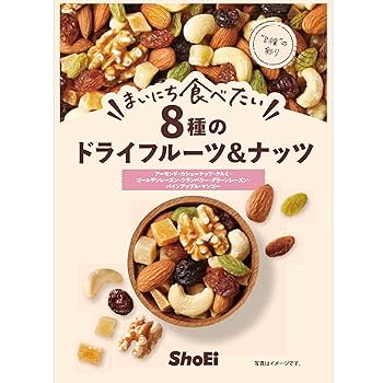 Amazon.co.jp: 正栄食品工業 まいにち食べたい 8種のドライ