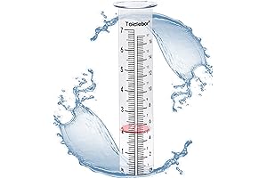 Toiclebor® Premium Replacement Rain Gauge Tube (7" Capacity)