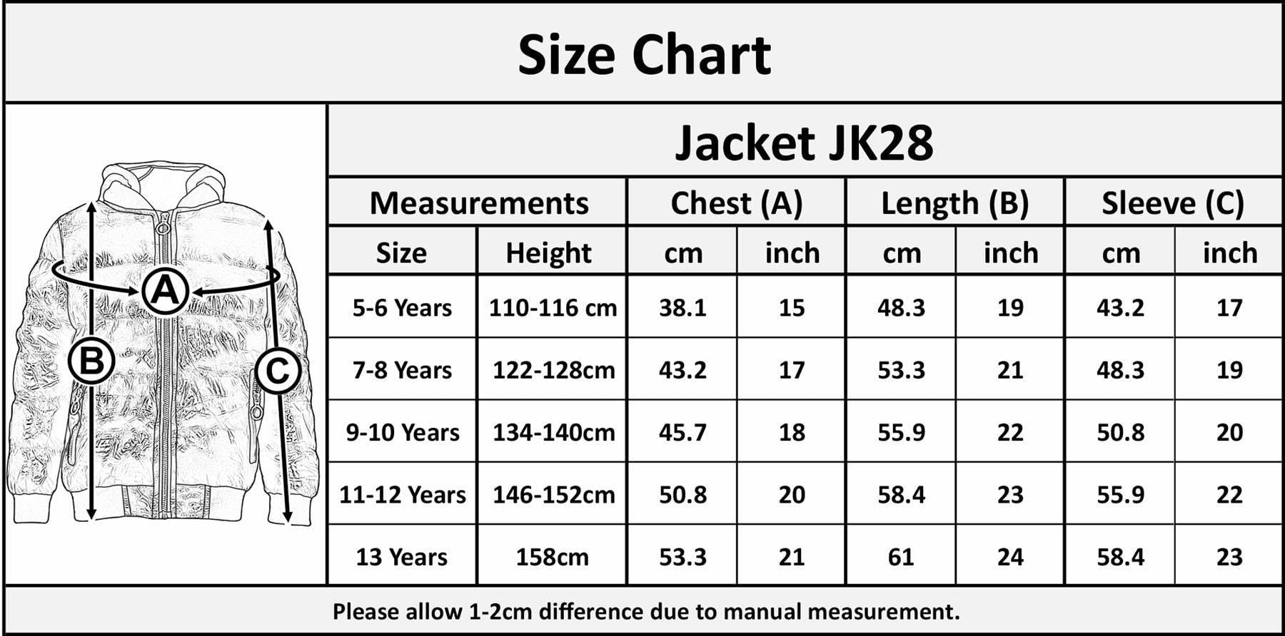 A2Z 4 Kids Dzieci Dziewczyny Chłopcy Moda Błyszczący Watowany Kurtka - Jacket JK28 Blue 13