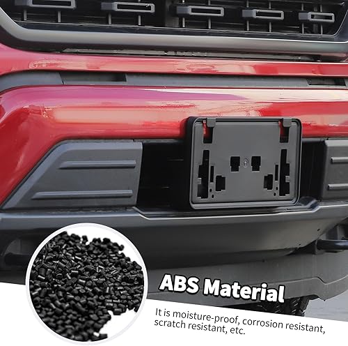 Miniatura 5 de Jimen Soporte de matrícula para 2021+ F150, soporte de placa frontal compatible con Ford F150 2021-2023