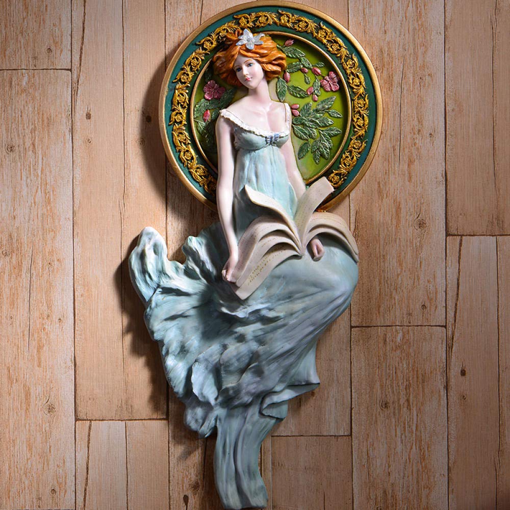 Scultura Statuaragazza Resina Statua Decorazione Murale Decorazione della Parete
