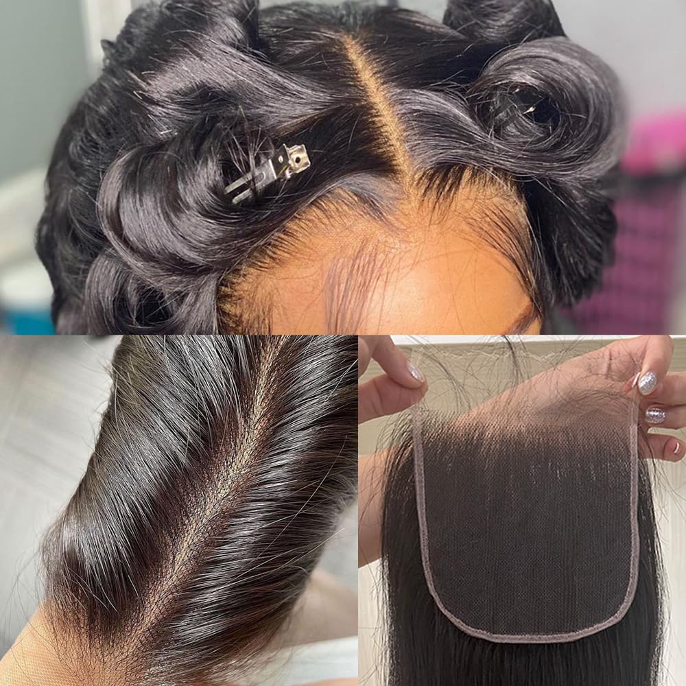 4x4 HD Lace Closure Straight 22 Inches Raw Indian Hair Ultra Thin Invisible Amazon.com : KRN 4x4 HD Lace Closure, Ultra-thin Invisible  main image 4