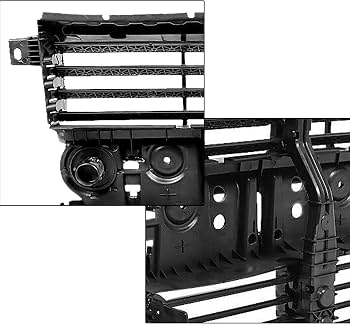 Amazon.com: PartsFlow Upper Radiator Shutter Grille Assembly