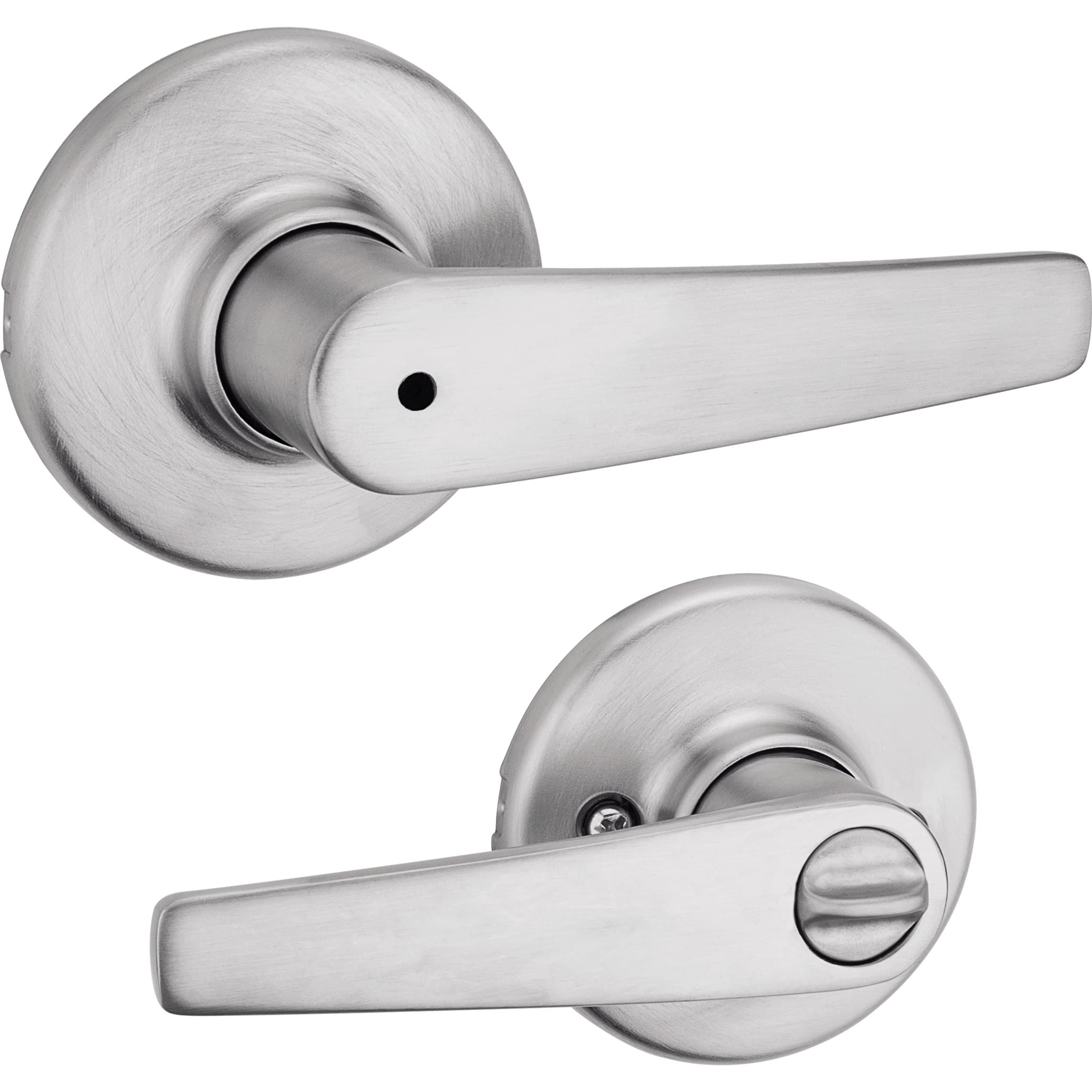 Kwikset Delta Interior Privacy Door Handle with Lock, Door