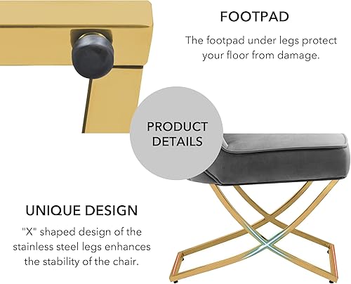 Miniatura 39 de LOULENS Elegance - Juego de 6 sillas de comedor de terciopelo, lujosas sillas de comedor tapizadas copetudas, sillas decorativas de terciopelo real