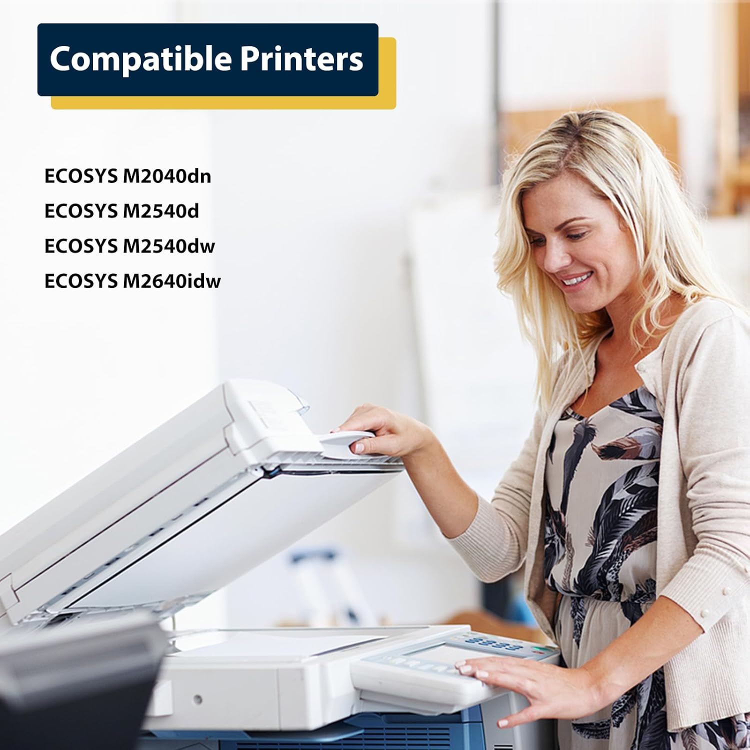 APRONE TK-1172 TK1172 Black Toner Cartridge Compatible for Kyocera TK 1172 for ECOSYS M2040dn M2540d M2540dw M2640idw Printers (7200 Pages, 2-Pack)
