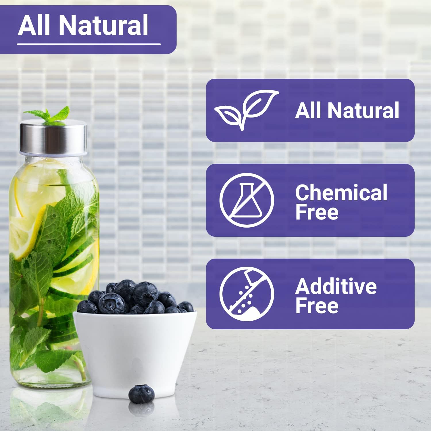 Gold Alkaline Water Ionizer with LED Indicator and Filtration System