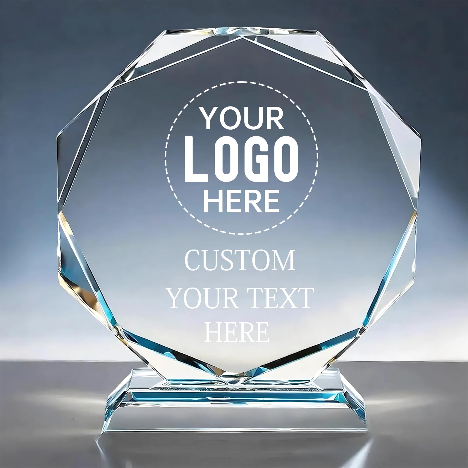 Personalized Crystal Trophy Award - Plaques Personalized Engraved Names for Employee Recognition - Coworker Employee Appreciation Gift - Anniversary Farewell Retirement Gift