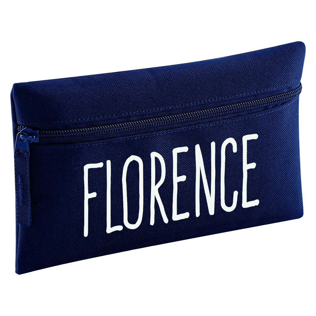 That's My Pencil - Zip Pencil Case Printed with Name - Personalised in UK (Navy Blue) โ image 1