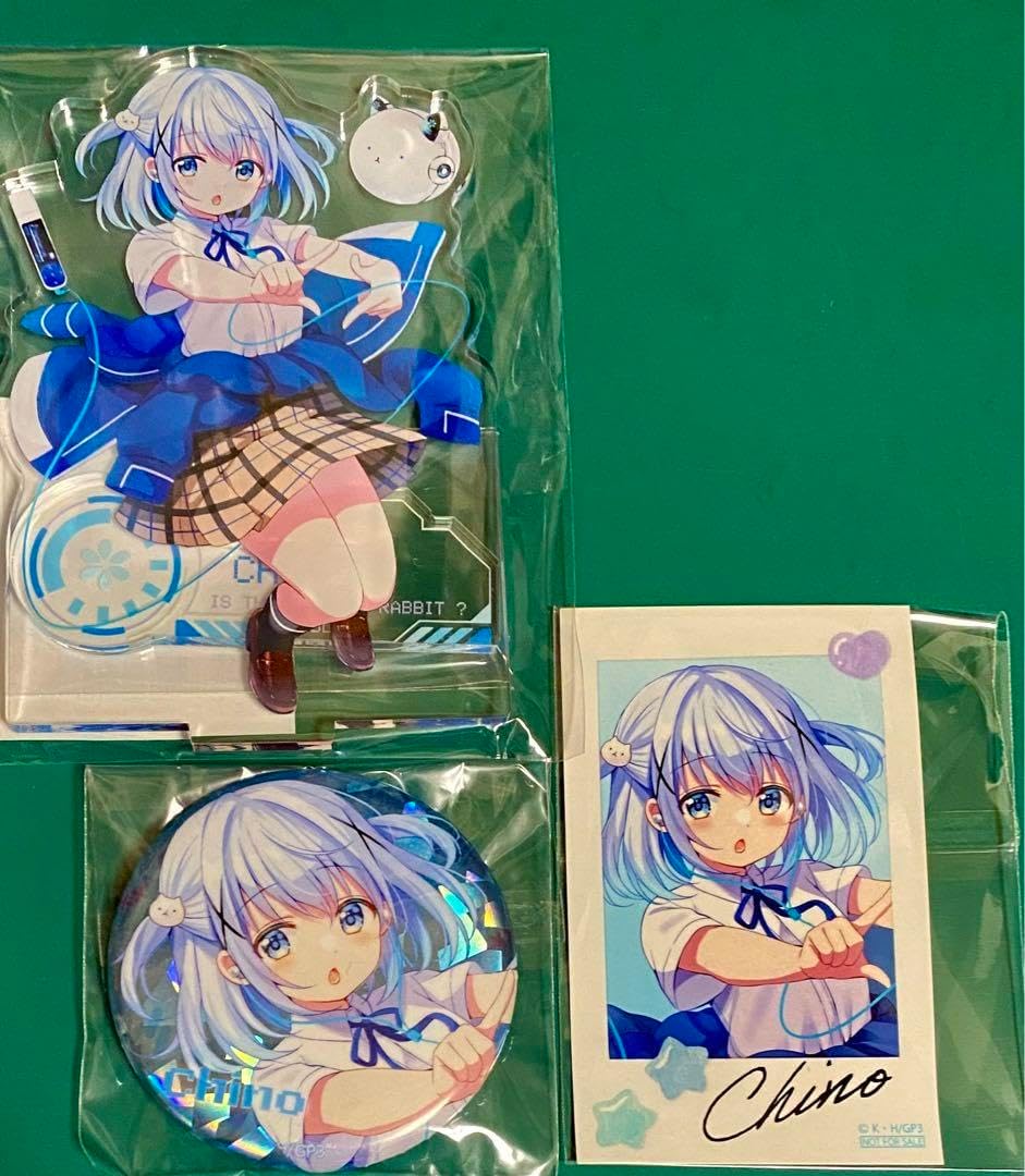 ごちうさ　マルイ2024 クロラビ2 缶バッジ　チノ　10個セット　まとめ売り ごちうさ マルイ2024 クロラビ2 缶バッジ チノ 10個セット まとめ売り