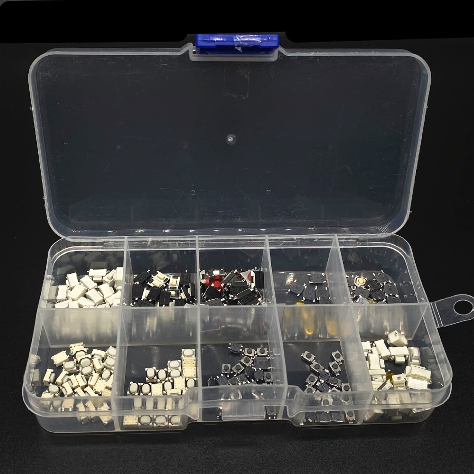 Bouton poussoir tactile haute sensibilité, kit DIY de 25 formats mini interrupteur réinitialisable