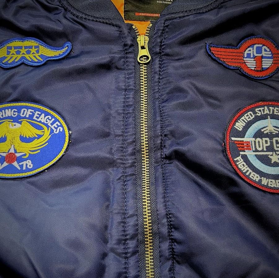 Image of CORIRESHA Kids Bomber Jacket Full Zip Badge Thermal Jacket with Pockets