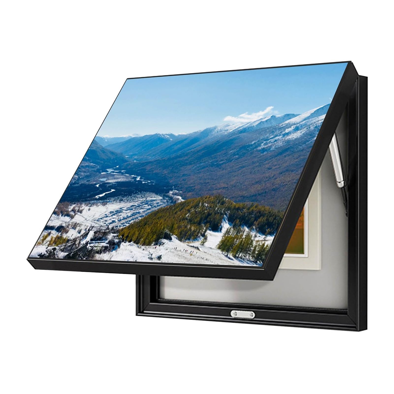Cuadro Decorativo para Panel Eléctrico Fácil Instalación Tapa Caja Medidor de Gas Tapas Caja Medidor Eléctrico para Salones Oficina (27.56x19.69in)