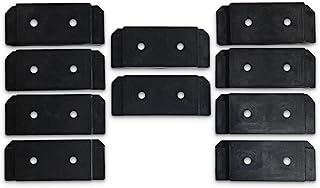 (10 Pack) Commander Tools Packout Feet | Mounting Feet for Milwaukee Packout System | Black