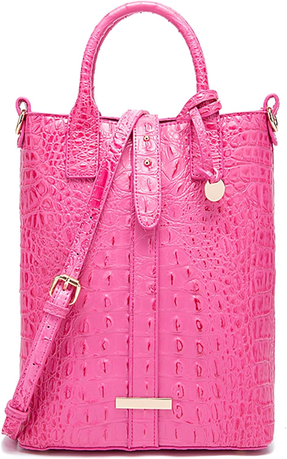 Makcr Joacbv Elegant Women Crocodile Tote Bag Trendy Office & Work Purse Classic Leather Handbag with Shoulder Strap