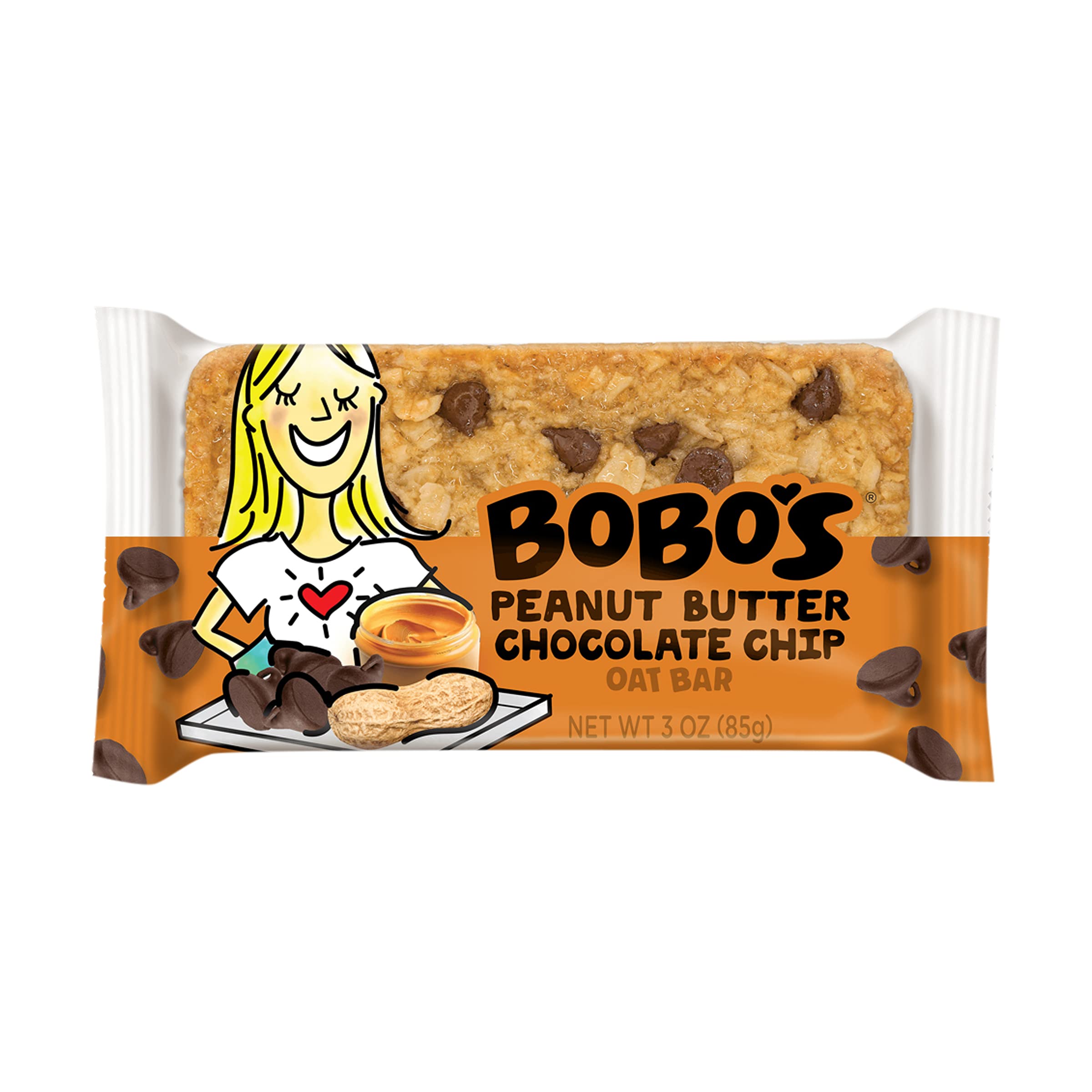 Bobo's Oat Bars, Peanut Butter Chocolate Chip, 3 Ounce