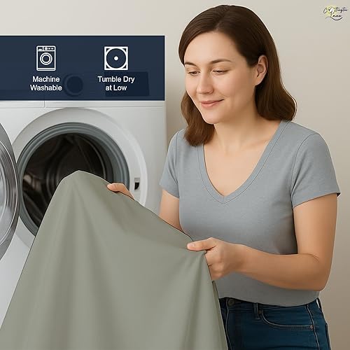 Miniatura 8 de Cottington Lane Sábana bajera ajustable de 1 pieza tamaño King solamente, algodón egipcio de calidad hotelera premium, sábanas inferiores con