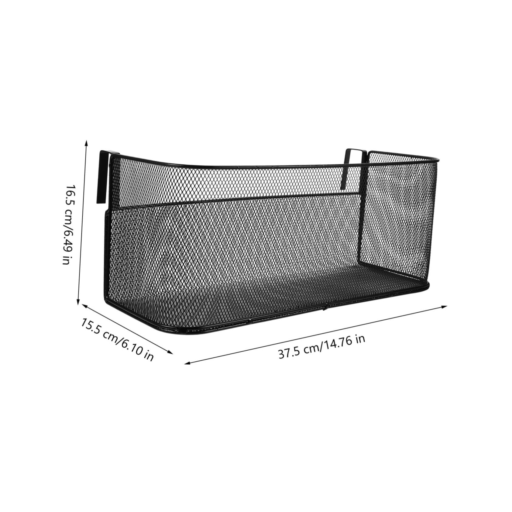 Healeved Bedside Hanging Storage Basket Sturdy Organizer for Dormitory Bunk Bed Desktop Use Sundries Holder for Tissues Phones Controllers