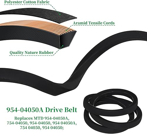 Miniatura 7 de 753-06469 Kit de paleta con placa de afeitado 731-08171 954-04050A Correa de transmisión de barrena 570682 Bombilla de cebador Sustituye Craftsman