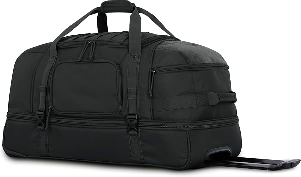 High Sierra Pathsetter Medium Wheeled Duffle - Black