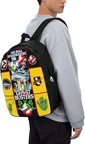 Vista 2 de La mochila para niños cuenta con espalda acolchada y correa ajustable para mochilas escolares y de viaje, Negro -, Mochilas de viaje