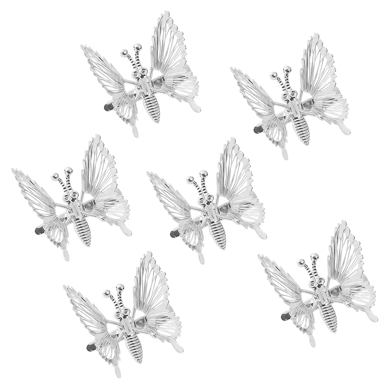 Yzurbu 3D Metal Moving Butterfly Hair Clips - Cute Accessories