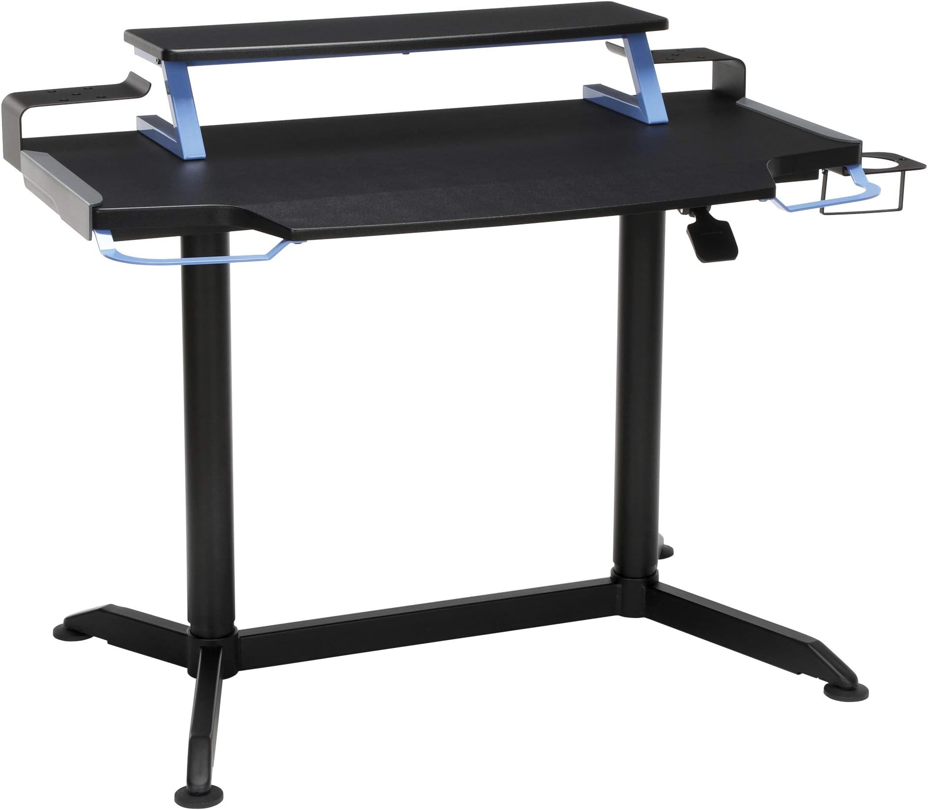 RESPAWN 3000 Gaming Computer Desk Ergonomic Height Adjustable Gaming Desk, in Blue RSP 3000 BLU