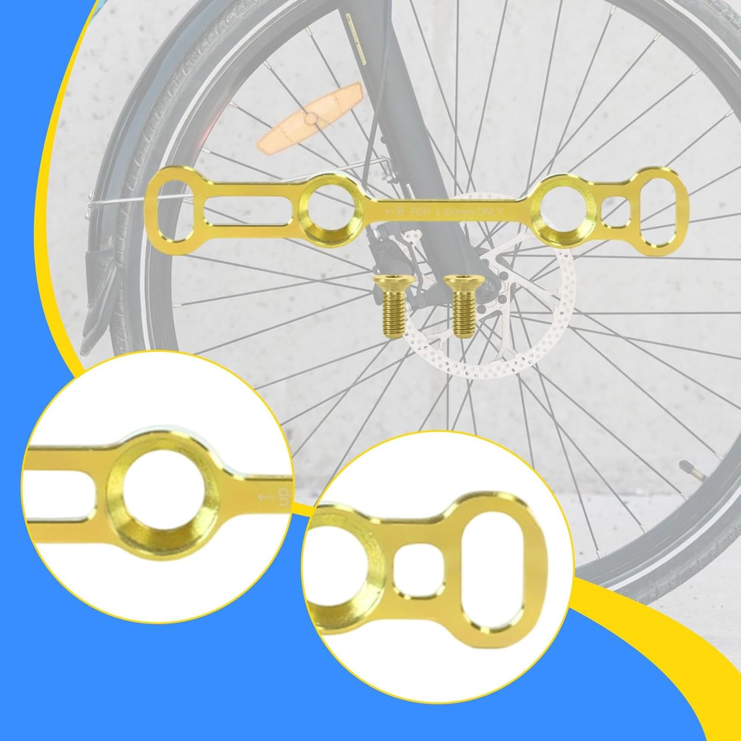 Road Bike Disc Brake Adapter,Converter,Disc Brake Caliper Mount Adapter,Mounting Bracket for Road Bicycle