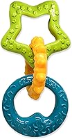 Nylabone Puppy Power Chew Teething Rings Toy - Bacon Flavor Dental Chew for Small Puppies Up to 25 lbs